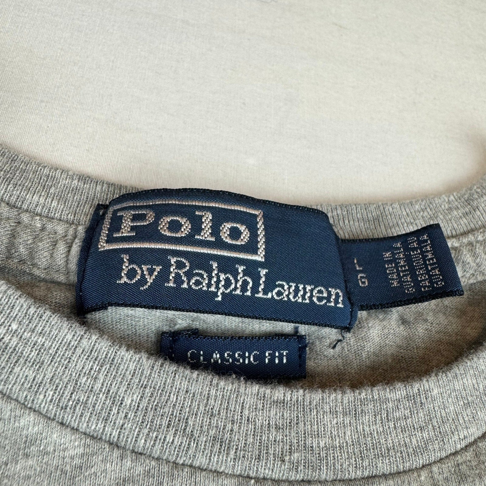 Vintage Polo Ralph Lauren Flag T-Shirt - Size Large