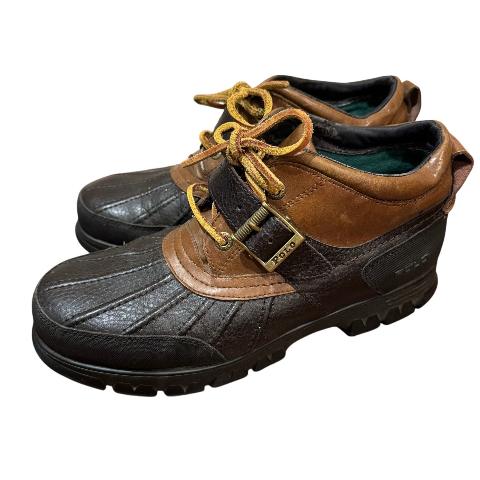 Polo Ralph Lauren Dover 3 Duck Leather Boots Shoes