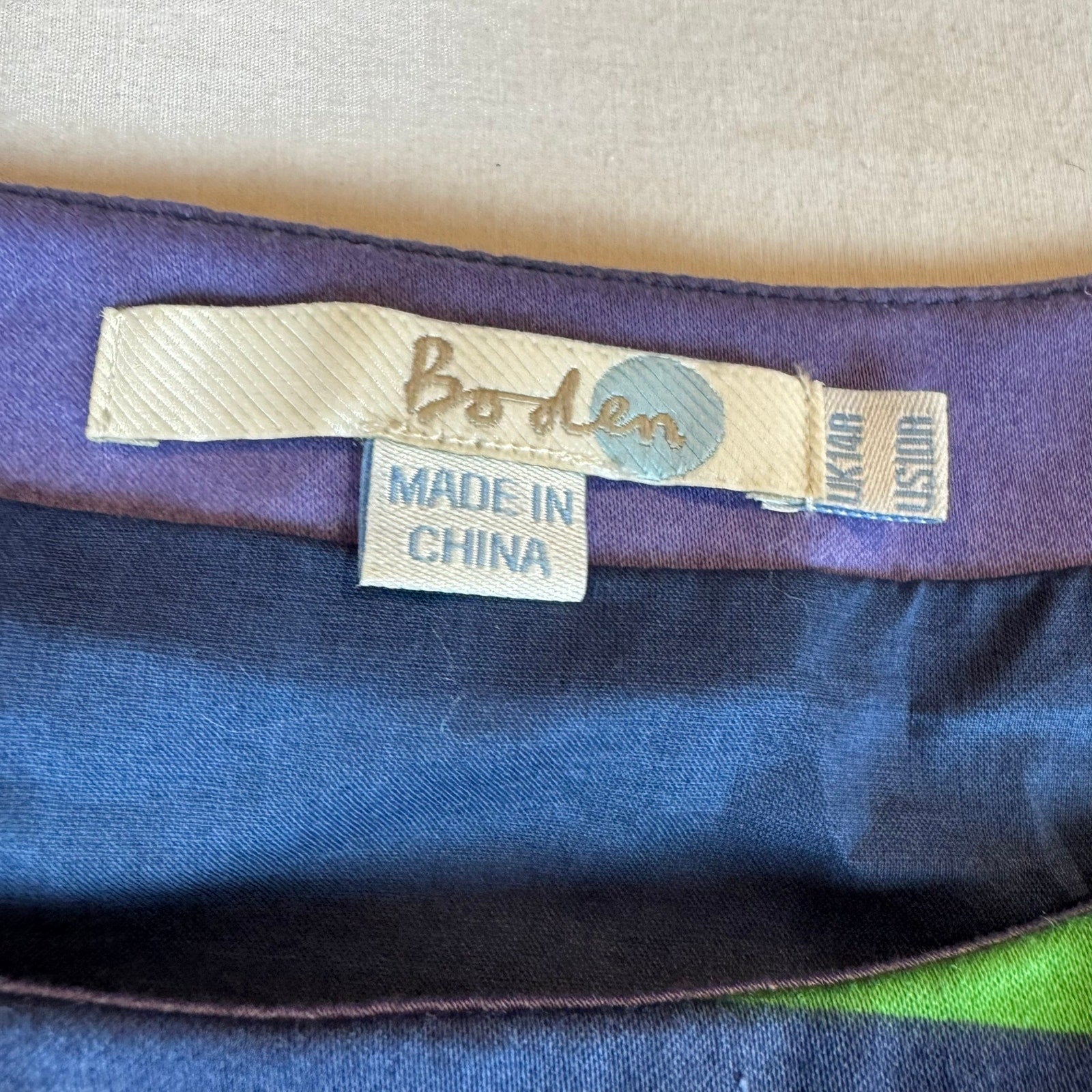 Boden Striped Dress - Size 10 - Excellent Condition