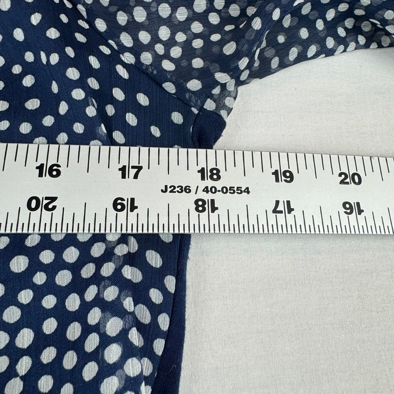 Boden Aubrey Jersey Chiffon Blouse Top - Size 10 - Excellent