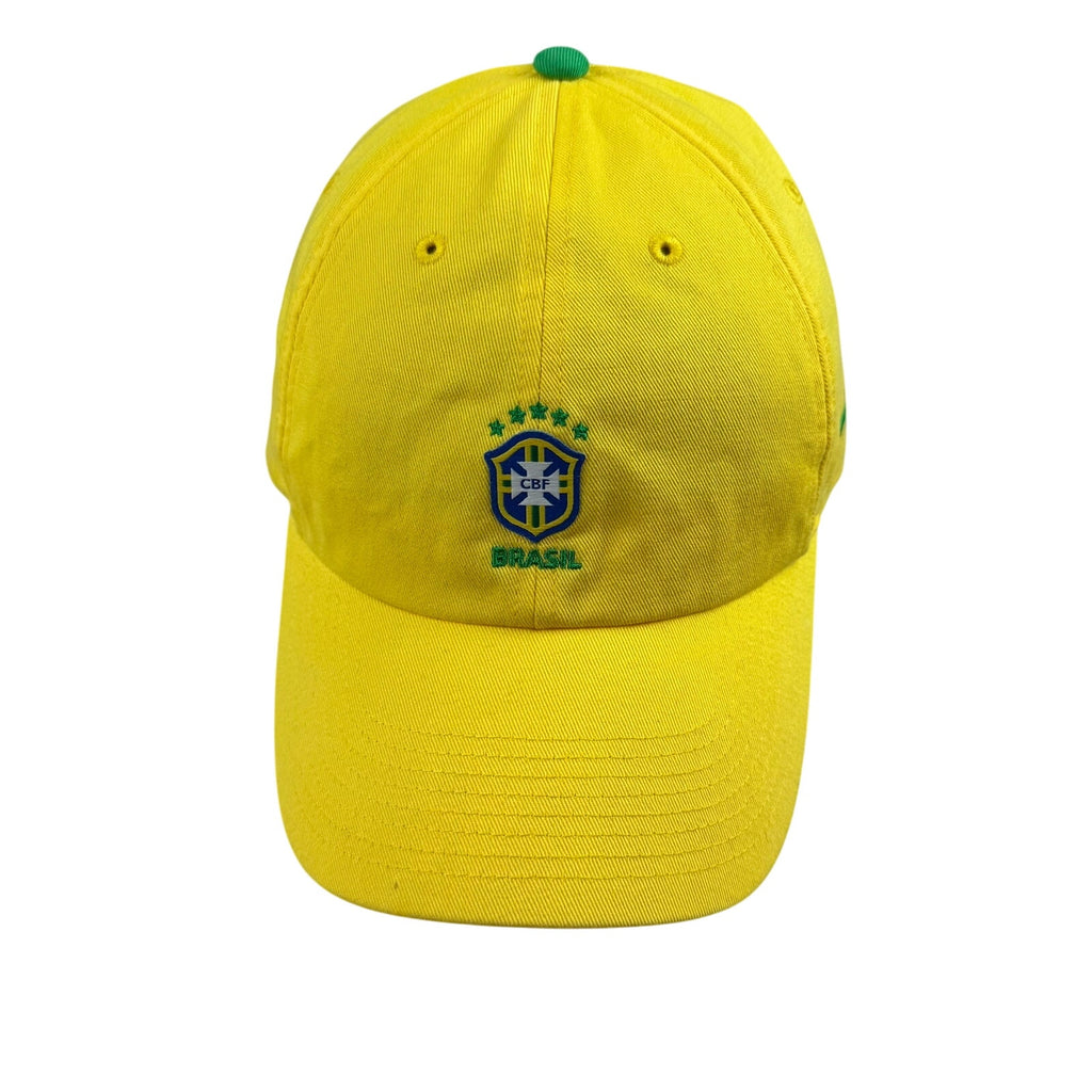 Vintage Nike Brazil Soccer Strapback Hat - Great Condition!