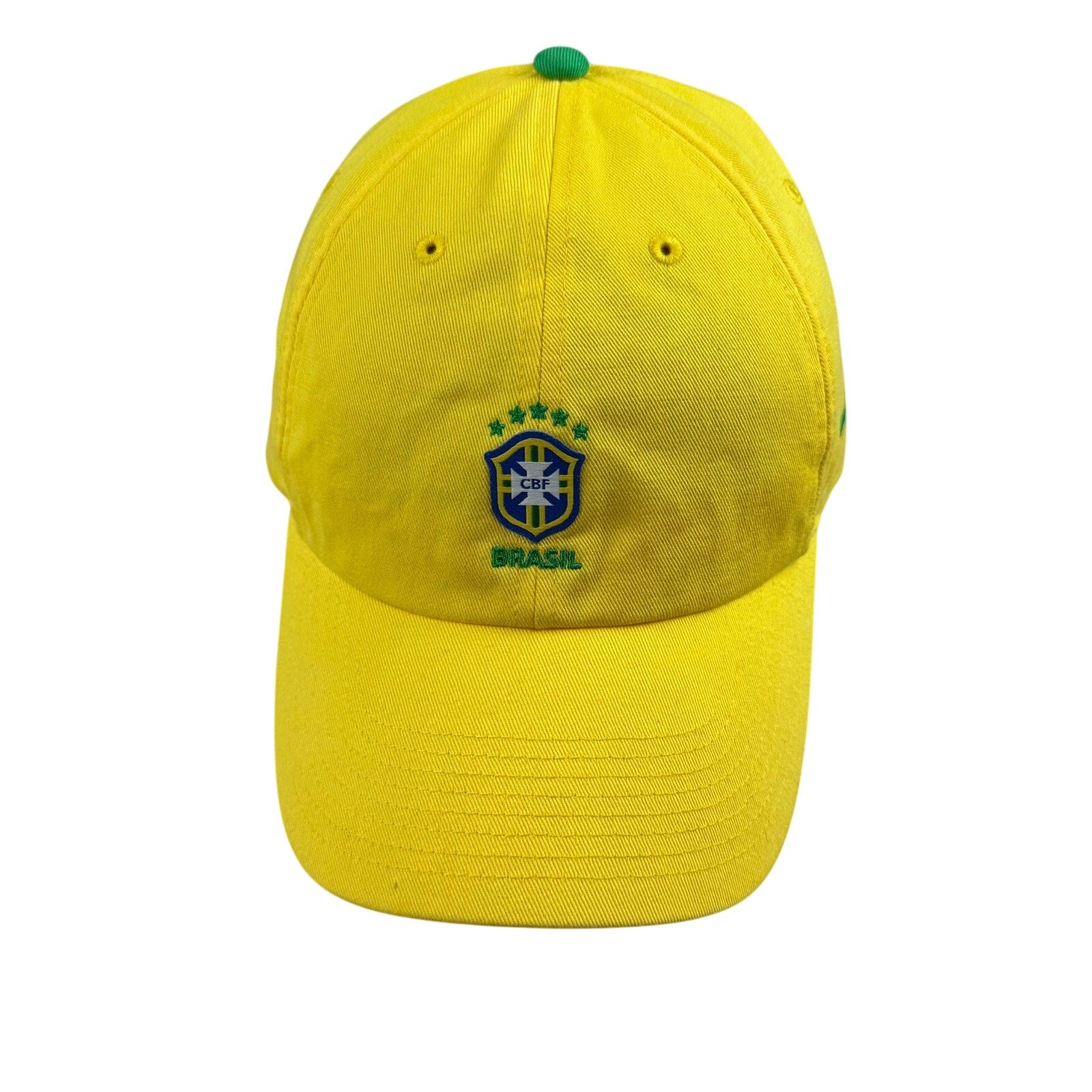 Vintage Nike Brazil Soccer Strapback Hat - Great Condition!