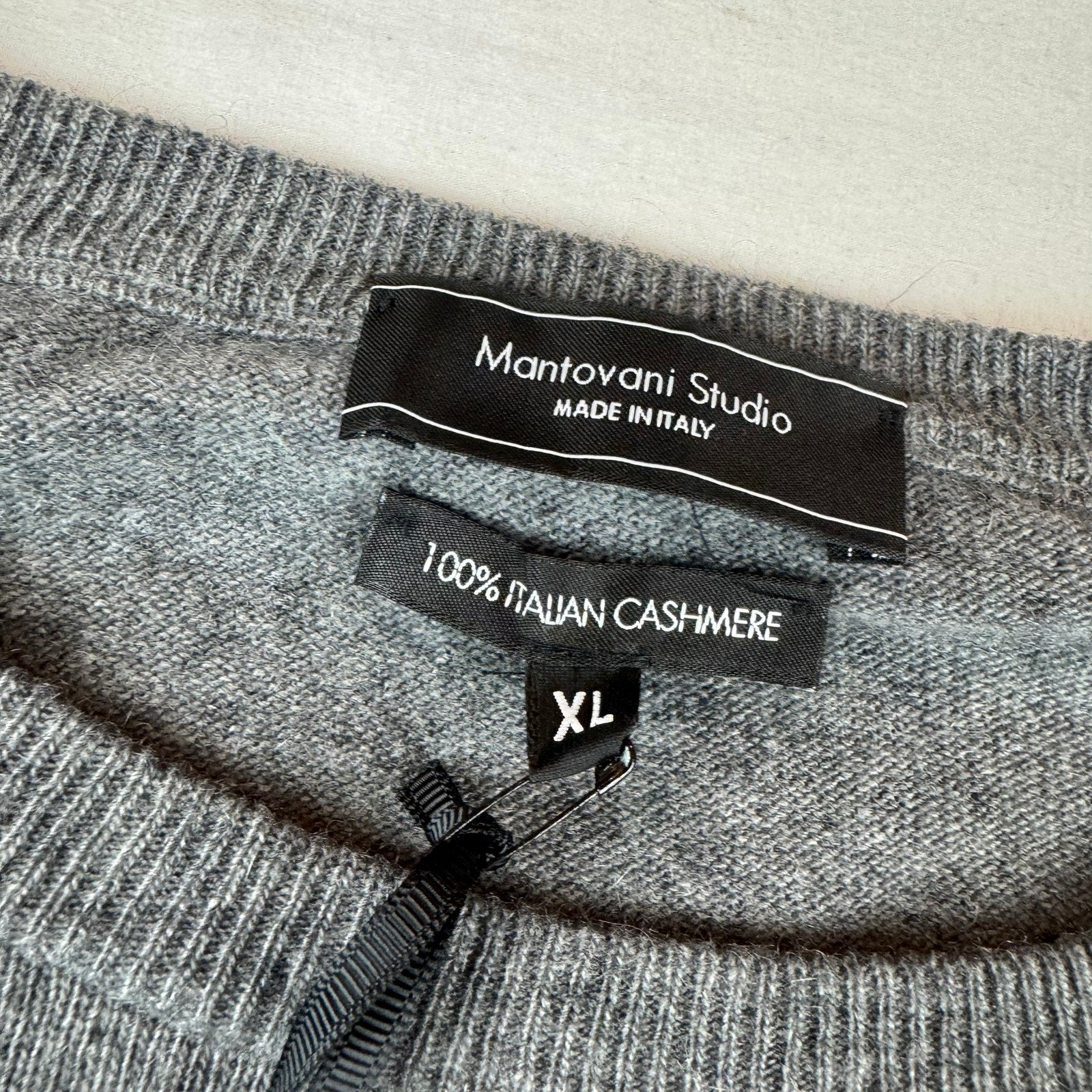 Mantovani Studio Italian Cashmere Sweater - Size XL