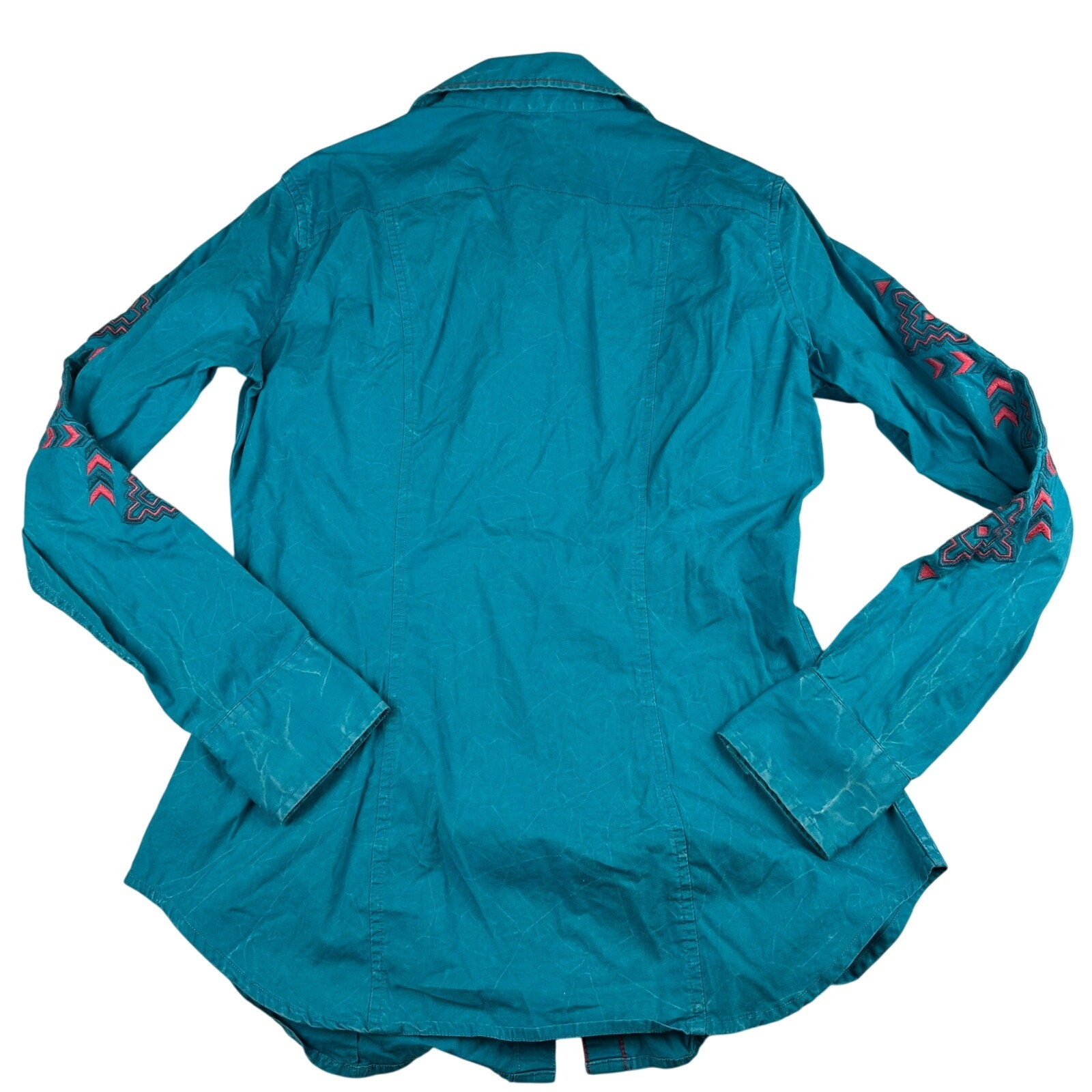 Rock n Roll Cowgirl Pearl Snap Western Shirt - Size Medium