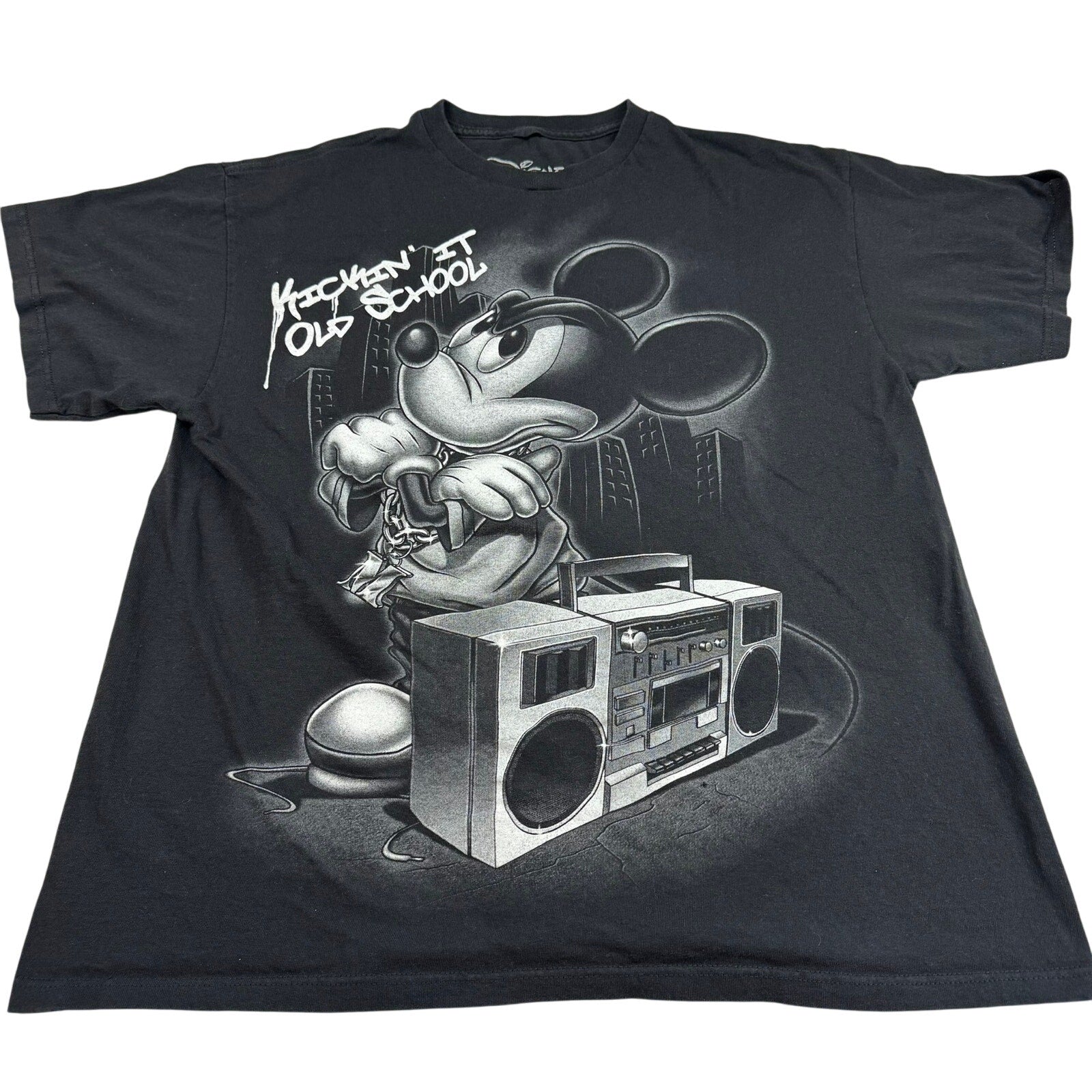 Vintage Mickey Mouse Disney Radio T-Shirt - Size XL
