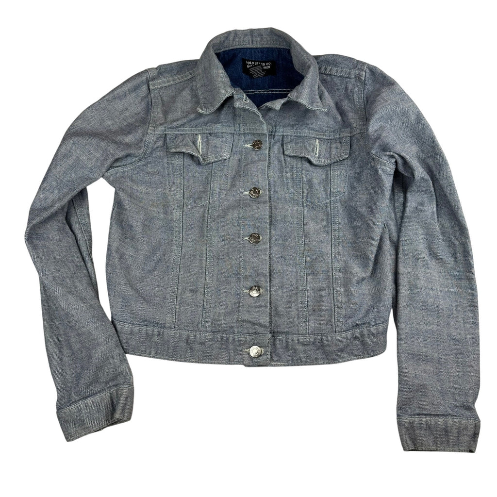 Polo Ralph Lauren Cropped Denim Jacket - Size Large