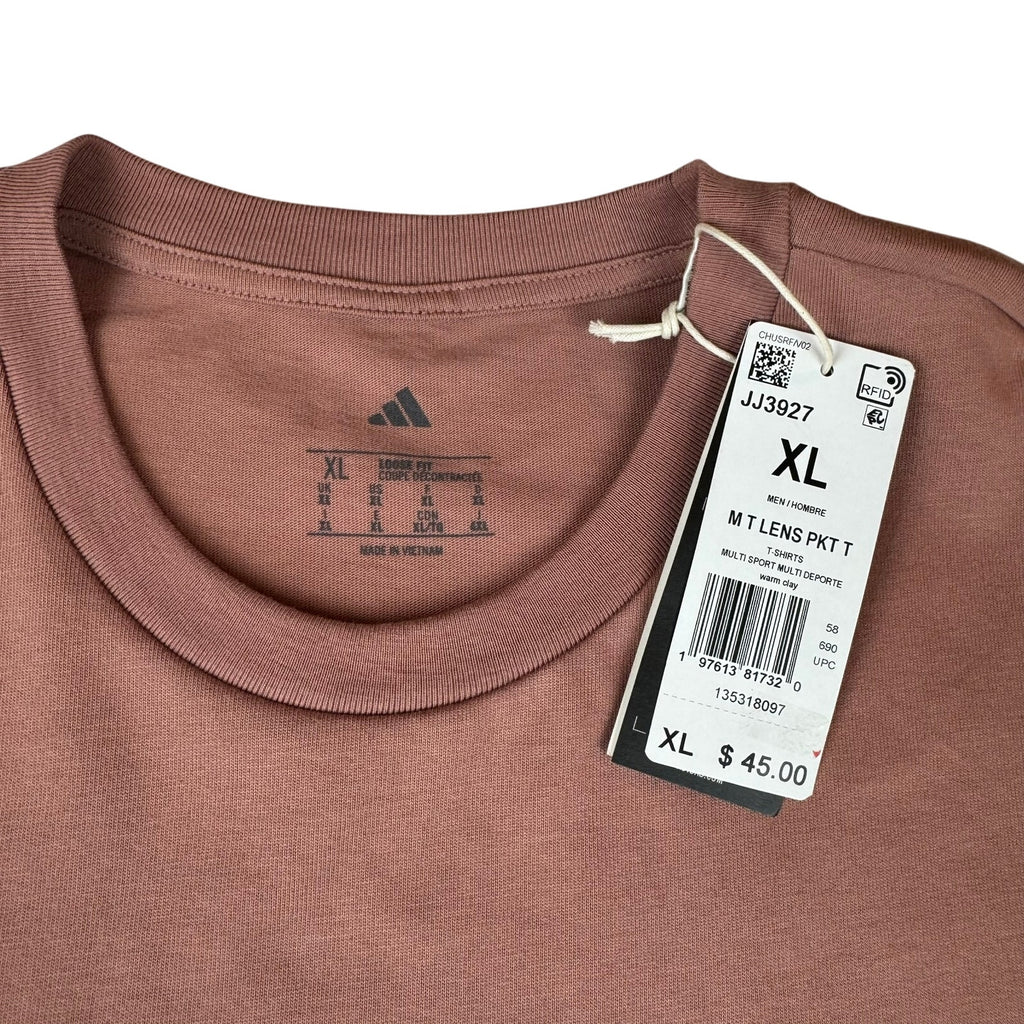 Adidas Basketball Pocket T-Shirt - Men's XL - New!