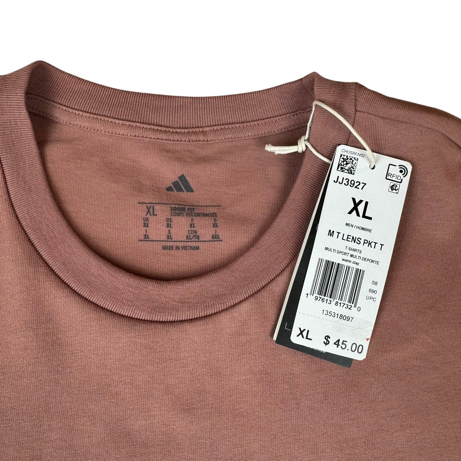 Adidas Basketball Pocket T-Shirt - Men's XL - New!