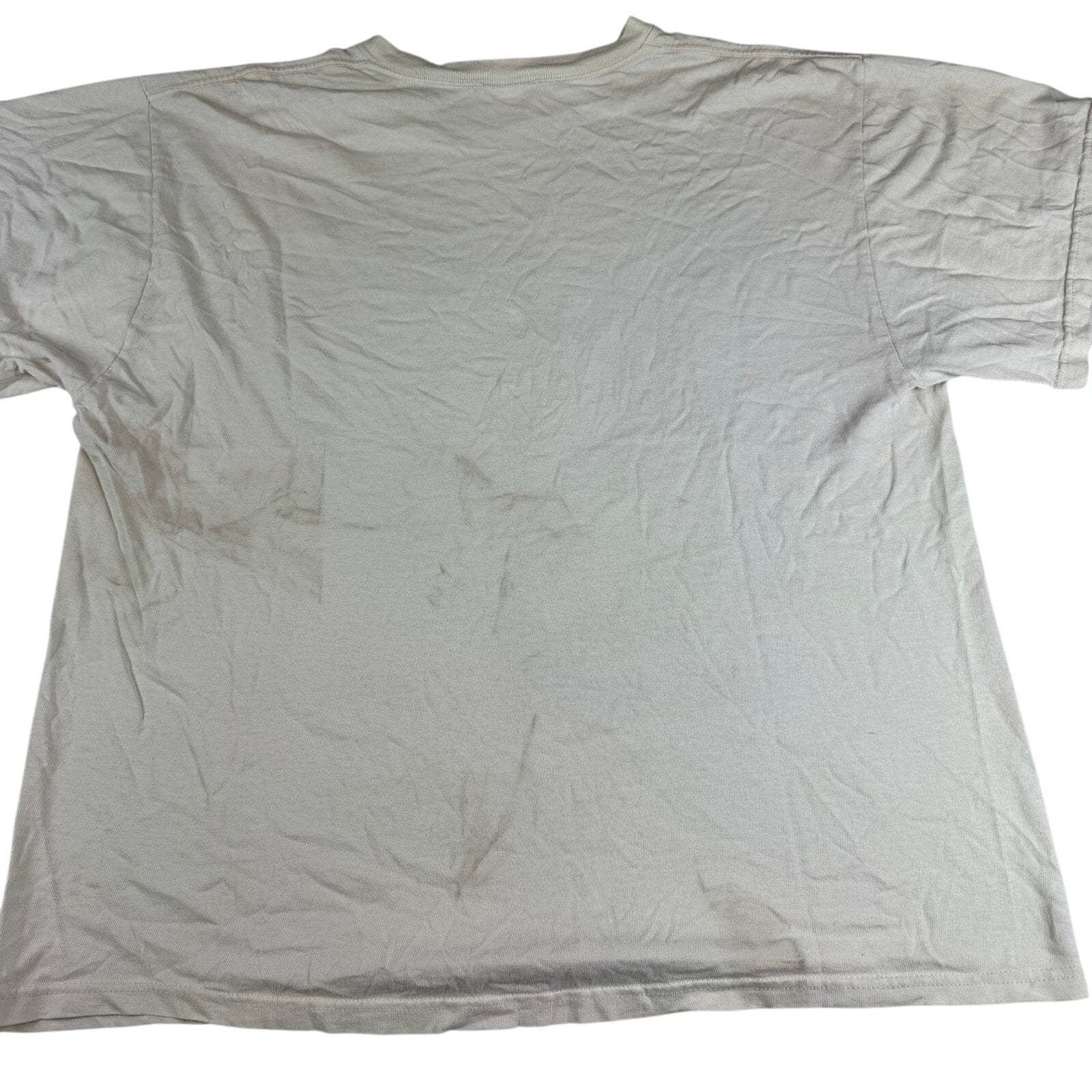 Vintage Wolf Graphic T-Shirt - Size Large - Distressed