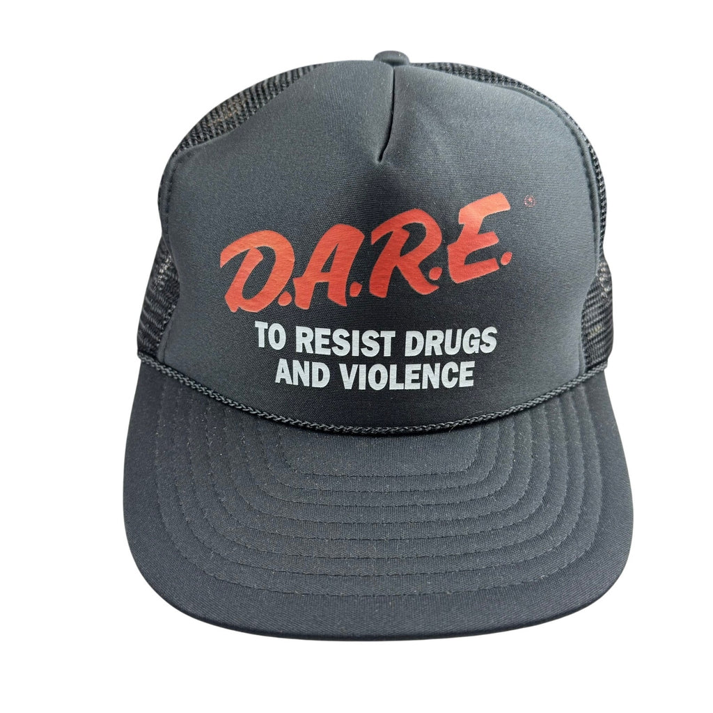 Vintage DARE Snapback Trucker Hat - 90s