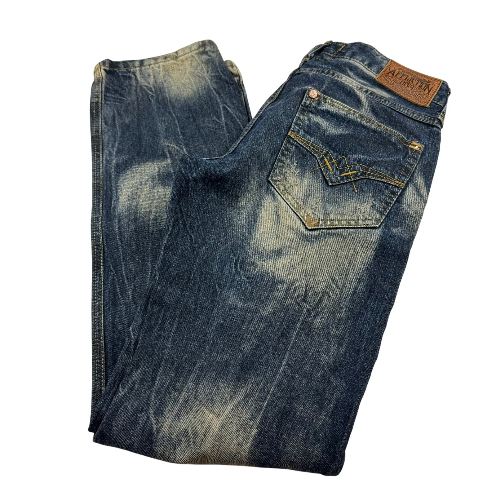 Affliction ACE Y2K Distressed Jeans - Size 31