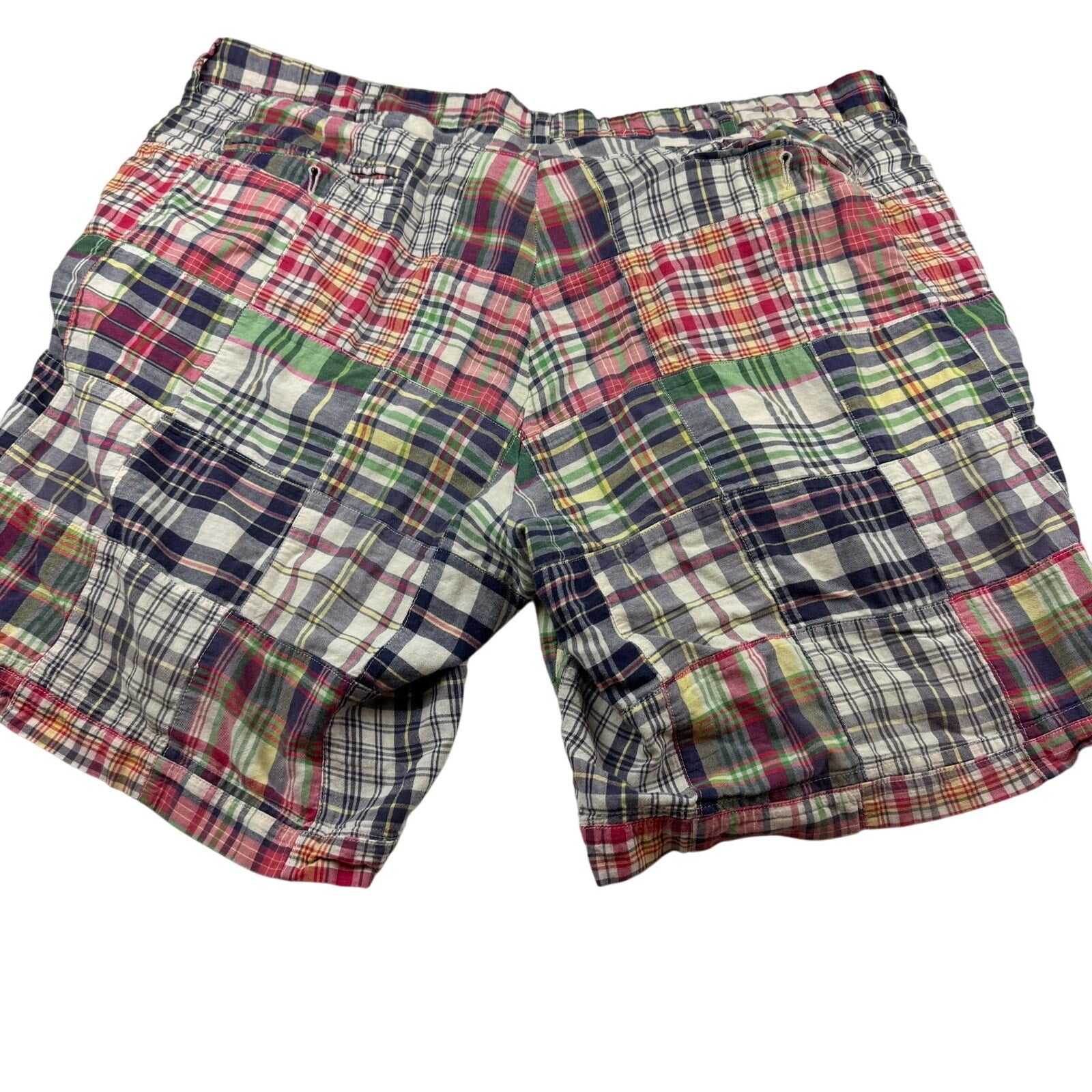 Vintage Polo Ralph Lauren Patchwork Madras Shorts - Size 40