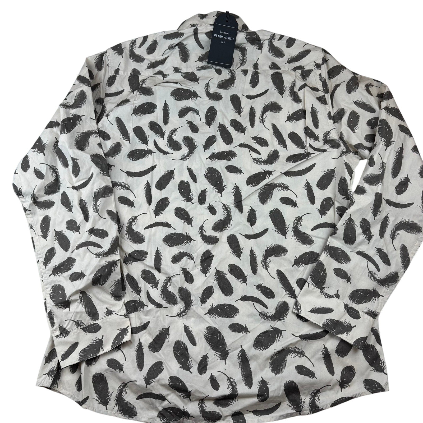 Peter Werth London Paisley Print Button Down Shirt - XL