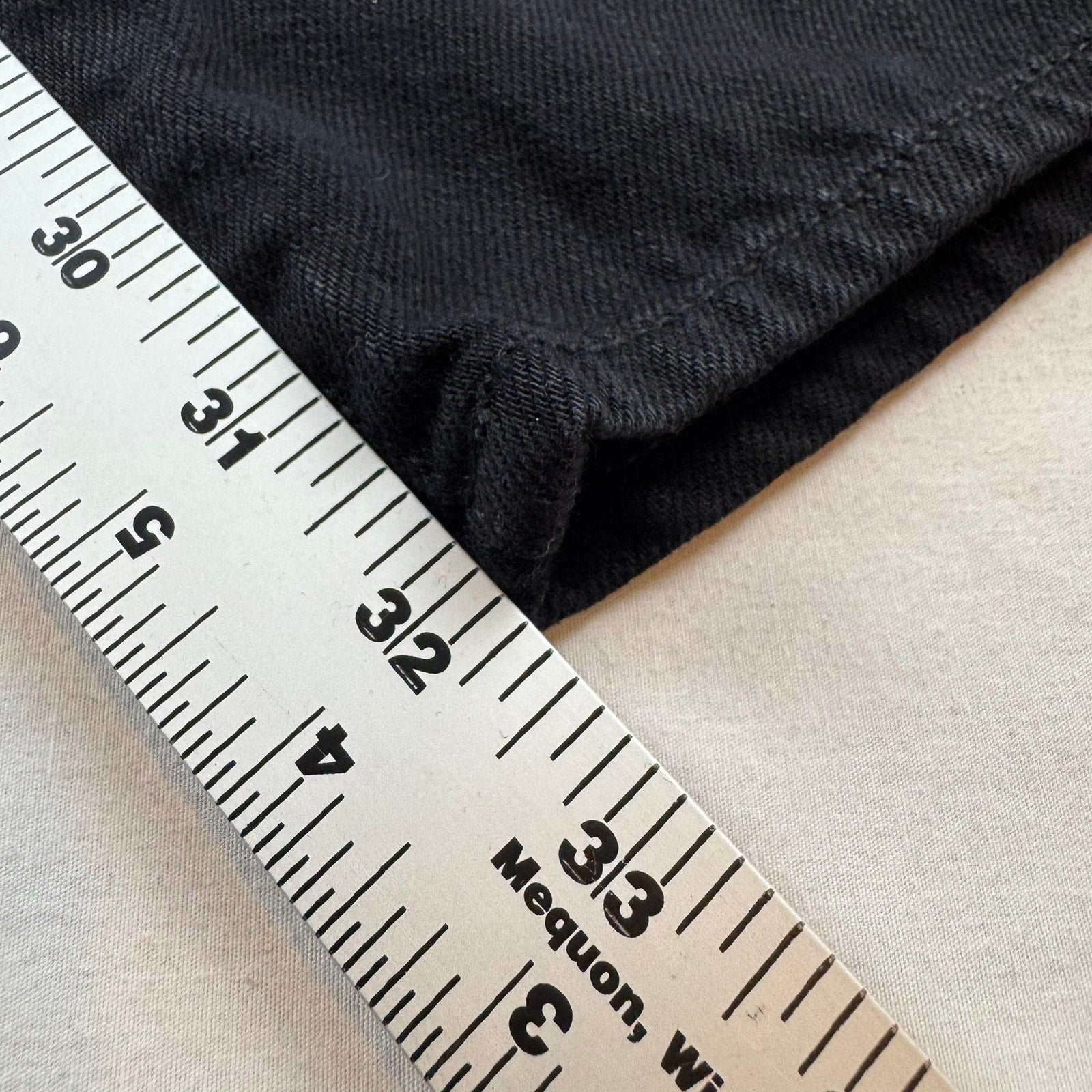 John Varvatos Authentic Black Straight Leg Jeans 36x32