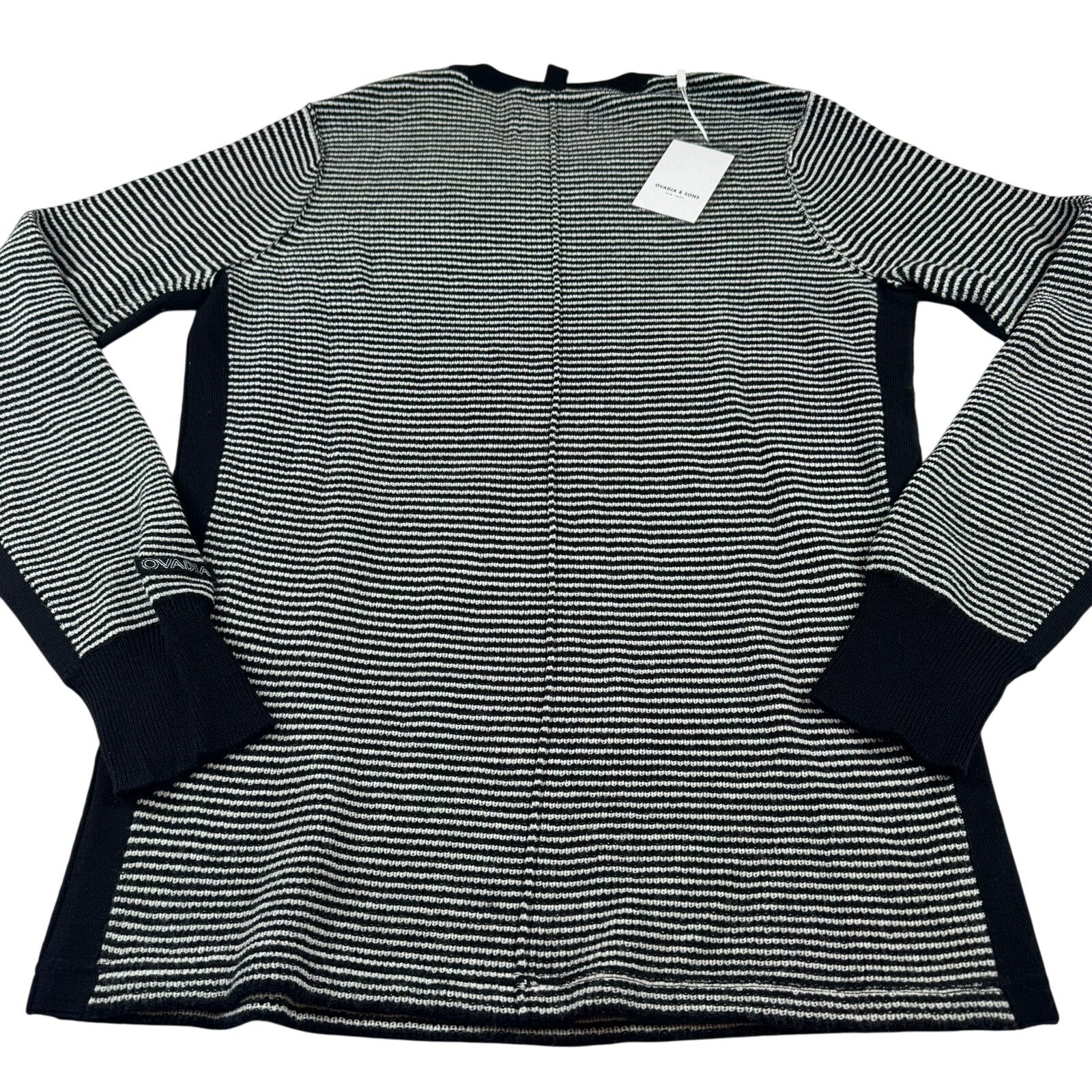 Ovadia and Sons Striped Crewneck Sweater - Size Large